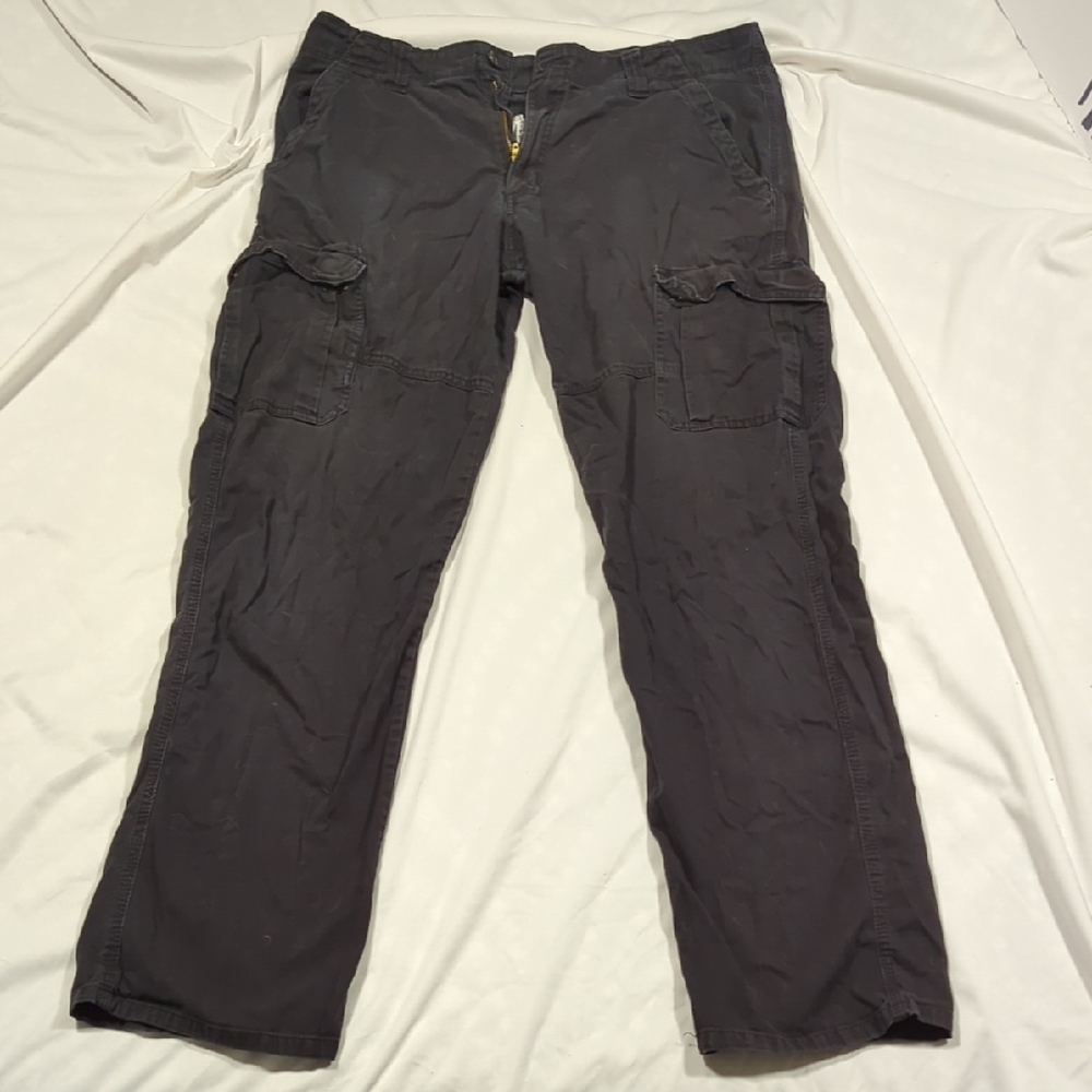 Wrangler Men's Dark Charcoal Cargo Pants
